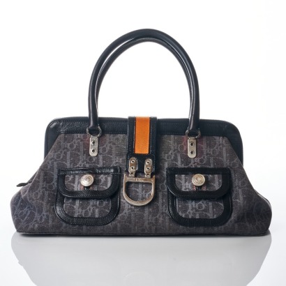Christian Dior, Vintage, Oblique Canvas Bag