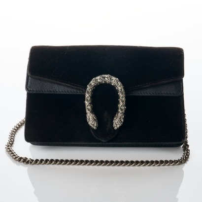 Gucci, Black Velvet Dionysus Mini Bag