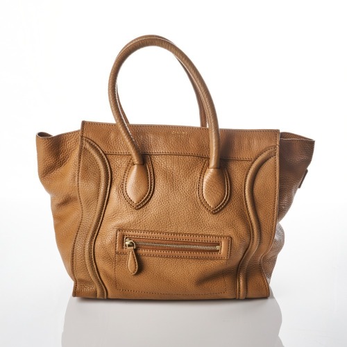 Celine, Caramel Calfskin Mini Luggage Tote