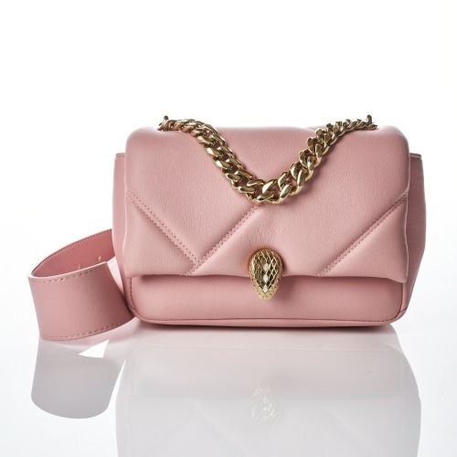 BVLGARI, Pink Leather Serpenti Cabochon Mini Bag
