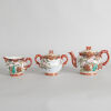 A Set of Japanese Kutani Tea Set - 21 pieces - 3