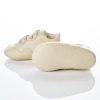 Gucci, Ivory Leather Rhyton Pre-walker Sneakers with Box, Size 16 - 3