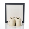 Gucci, Ivory Leather Rhyton Pre-walker Sneakers with Box, Size 16 - 4
