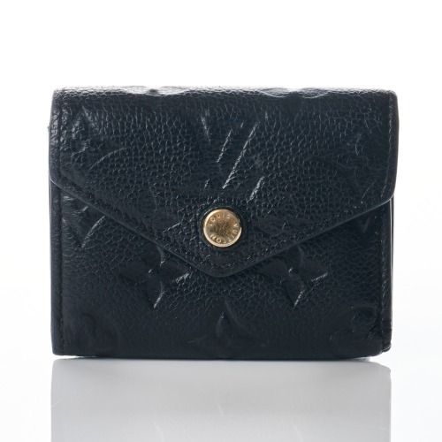 Louis Vuitton, Black Monogram Empreinte Zoe Wallet
