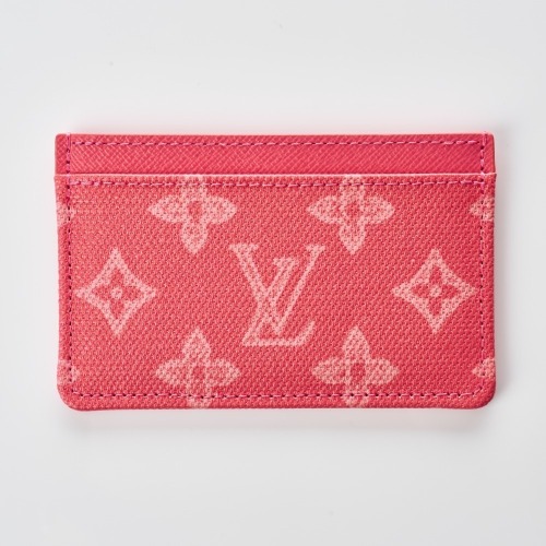 Louis Vuitton, Monogram Origine Rose Ruban Card Holder with Box