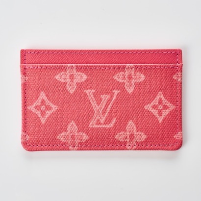 Louis Vuitton, Monogram Origine Rose Ruban Card Holder with Box