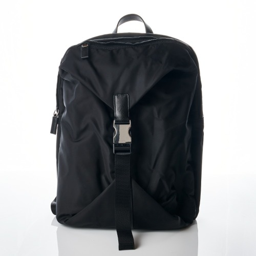 Prada, Re-Nylon / Saffiano Leather Backpack