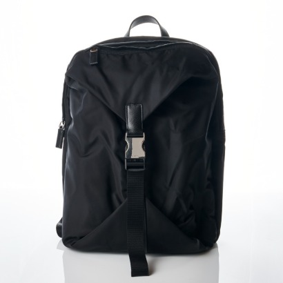 Prada, Re-Nylon / Saffiano Leather Backpack