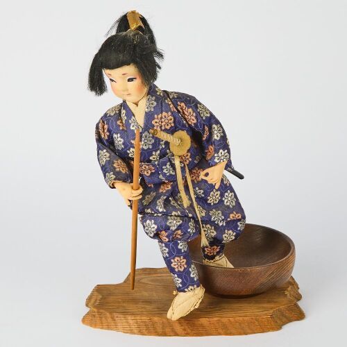A 20th Century Japanese Textile Doll Figure