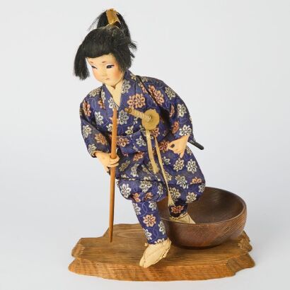 A 20th Century Japanese Textile Doll Figure