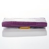 Louis Vuitton, Violet Alligator Vivienne Long Wallet - 3