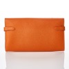 Herm&egrave;s, Orange Epsom Kelly Longue Wallet - 2