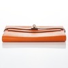 Herm&egrave;s, Orange Epsom Kelly Longue Wallet - 3