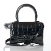 Balenciaga, Brown Crocodile-Embossed Hourglass Supermini Bag