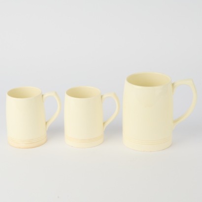 Three Keith Murray Tankards for Wedgewood Af