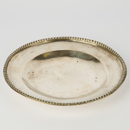 A Silver Bowl Marked SM 0.380kg