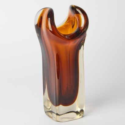 A Heavy Studio Glass Vase