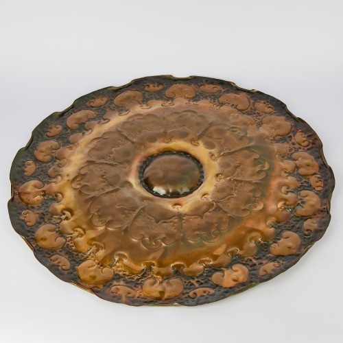 A Hammered Metal Tray