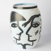 A Kosta Boda Ulrica Hydman Vallien Adam and Eve Vase