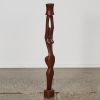 An African Carved Wooden Figure Candlestick - 2