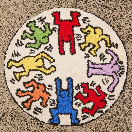 A Keith Harring Inspired Rug