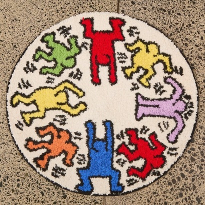 A Keith Harring Inspired Rug