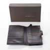 Bottega Veneta, Dark Brown Intrecciato Wallet with Box - 3