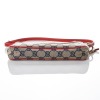 Gucci, GG Canvas / Red Leather Charm Pochette - 3