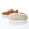 Gucci, Brown GG Embossed Leather Sneakers with Box - 3