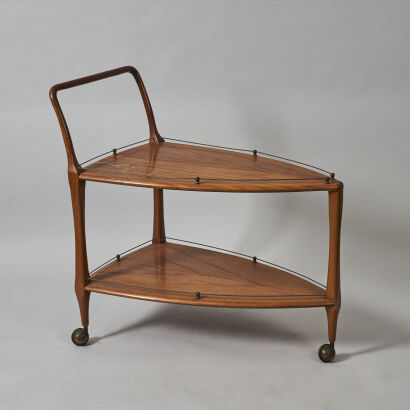 A Midcentury Drinks Trolley