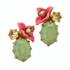 Les N&eacute;r&eacute;ides, Enamel / Crystal Post-back Earrings
