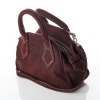 Vivienne Westwood, Burgundy Suede Mini Yasmin Bag - 2