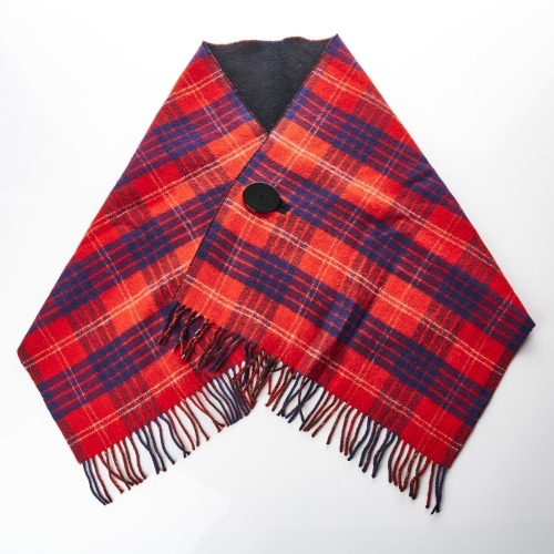 Vivienne Westwood, Wool, Red Tartan Reversible Poncho