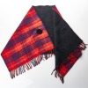 Vivienne Westwood, Wool, Red Tartan Reversible Poncho - 2