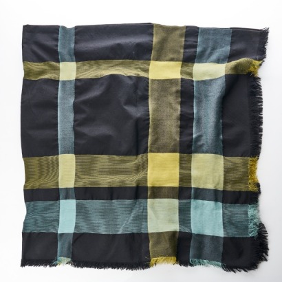 Issey Miyake, Black / Yellow Shawl