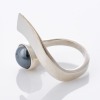 Georg Jensen, Sterling Silver Hematite Ring - 2