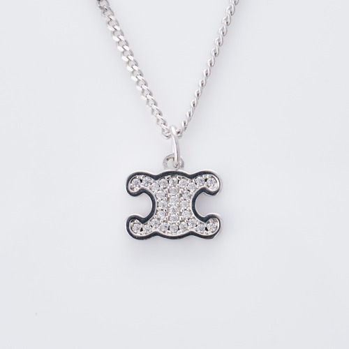 Celine, Mini Triomphe Pendant Necklace