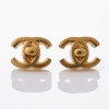 Chanel, Gold-plated, CC Turn-lock Earrings