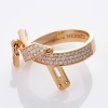 Herm&egrave;s, 18ct Rose Gold, Kelly Gavroche Ring with Box - 2