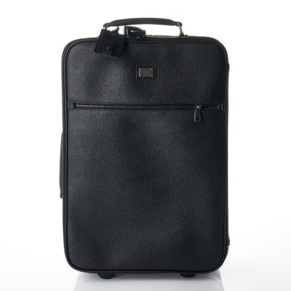 Dolce & Gabbana, Black Saffiano Carry-on Suitcase