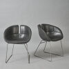 A Pair of 'Fjord' Tub Chairs by Moroso