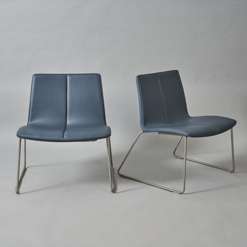 A Pair of 'Miles Lounge Chairs' by Zenith