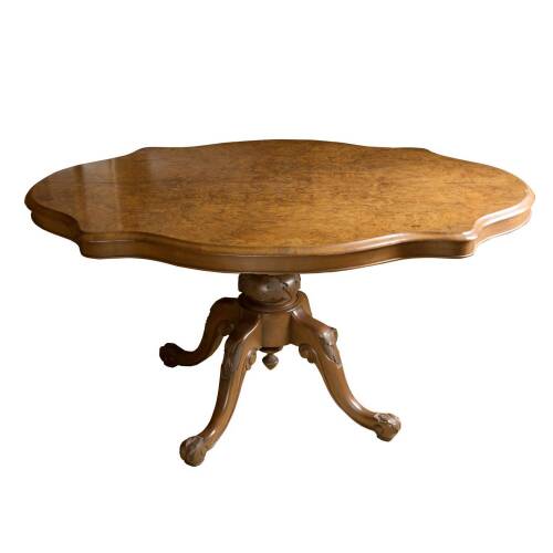 A Victorian Walnut Loo Table