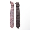1) The Tie Company, Brown Diagonal Stripe Silk Tie, 2) Bryan Mercier, Tartan Pure Silk Tie