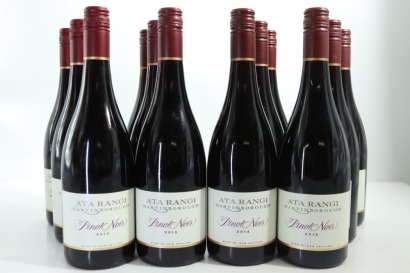 (1) 2012-2015 Ata Rangi Pinot Noir 12-Bottle Vertical Collection, Martinborough, 3 Bottles of Each Vintage Sold as One Lot