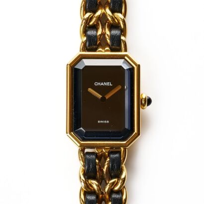 Gold Plated, Chanel Premi&egrave;re, Quartz Ladies Wristwatch