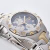 Stainless Steel / Gold Plated, Seiko Chronograph Sports Quartz Alarm Wristwatch, circa 2008 - 3