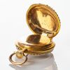 18ct Yellow Gold / Seed Pearl, Swiss made Benrus Ladies Fob Watch, circa early C20th - 3