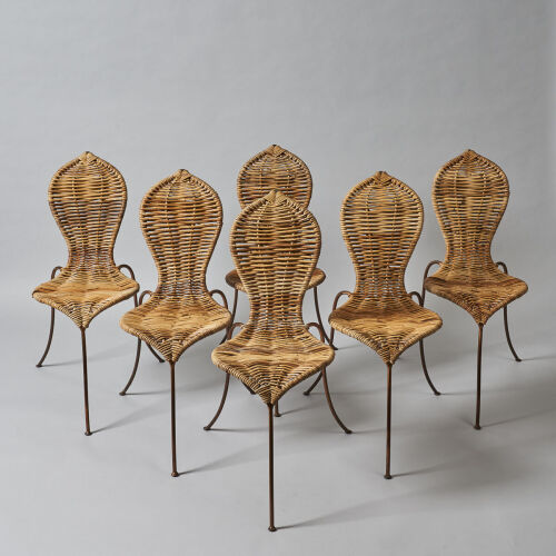 A Set of Six Stephane Rondel 'Peanut' Chairs&nbsp;