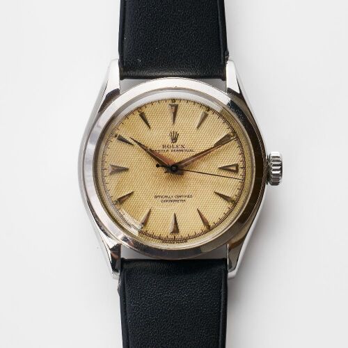 Stainless Steel, 34mm Rolex Oyster Perpetual ref 6084 Wristwatch, circa 1953